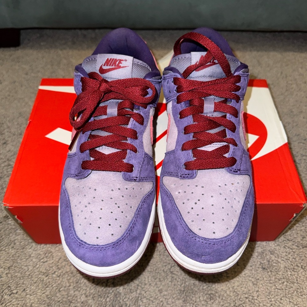 Nike Purple and Red Athletic Shoes